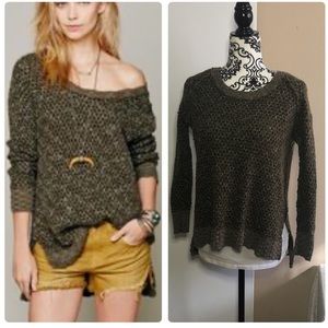 Free People: jeepster honeycomb sweater ✨SZ:XS